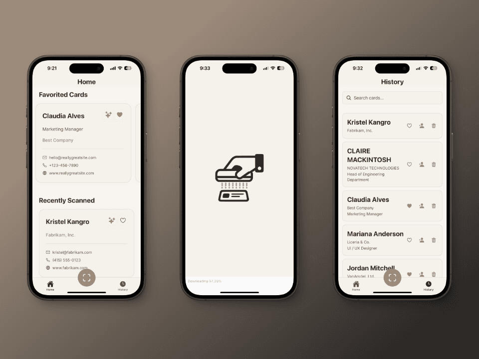 CardSnap - Business Card Scanner